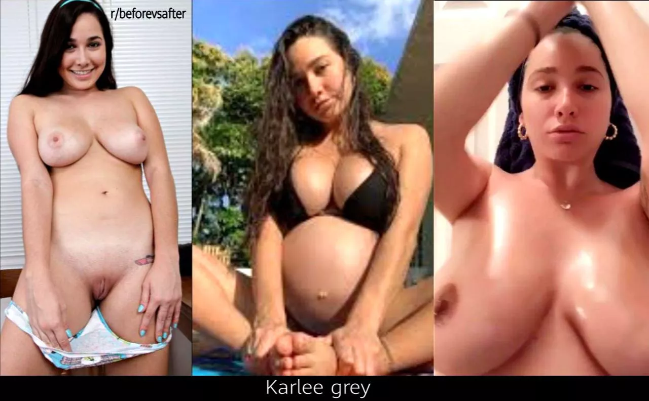 karlee grey before during and after